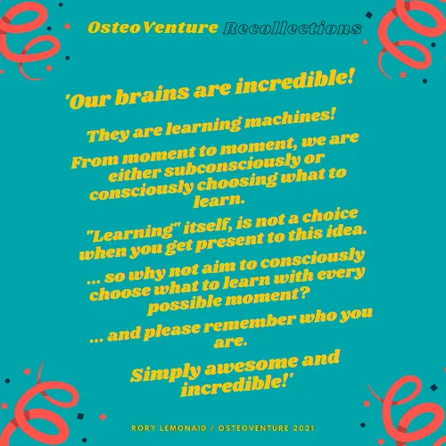 Our brains are incredible — a recollection about conscious learning
