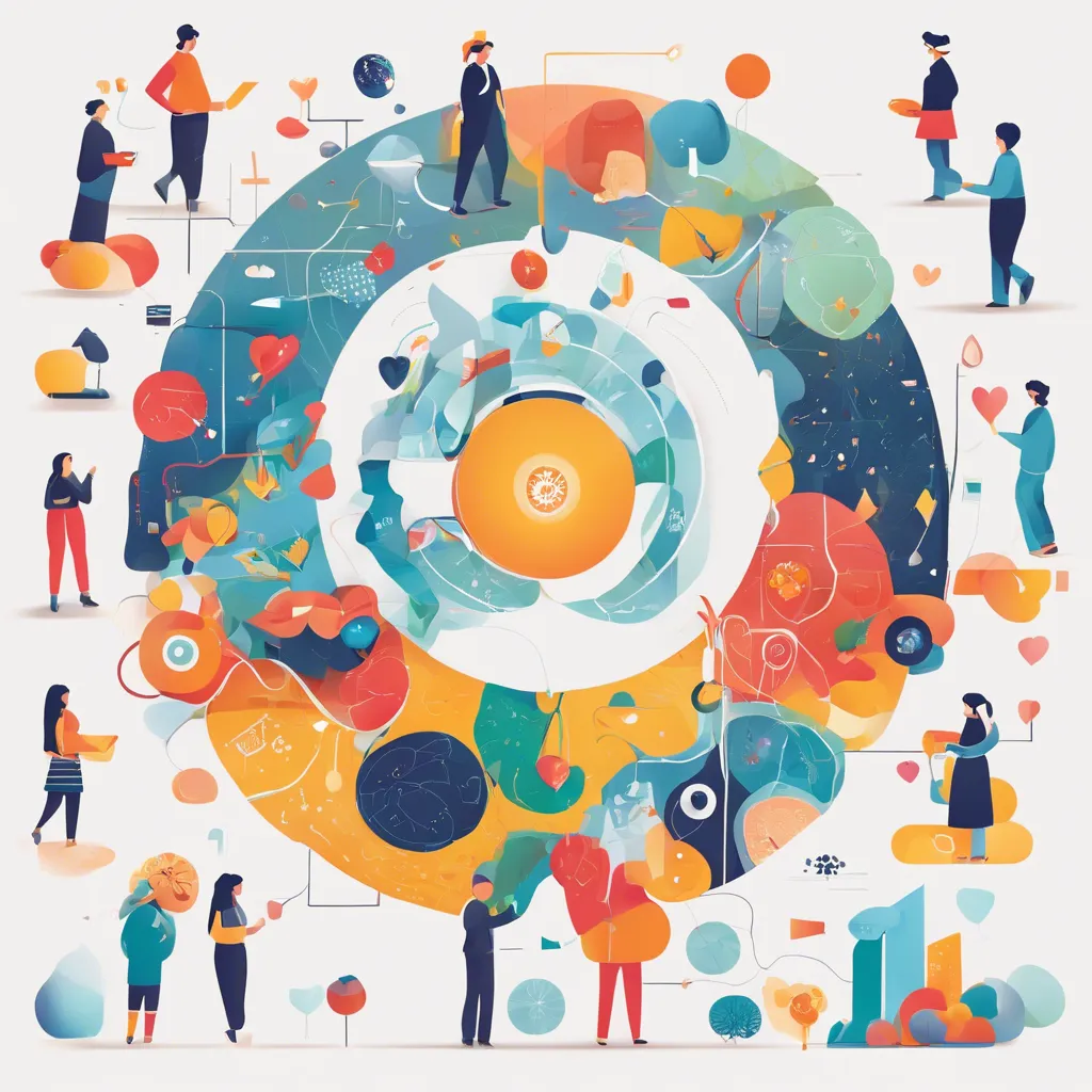 Vibrant creative orbit with community around it